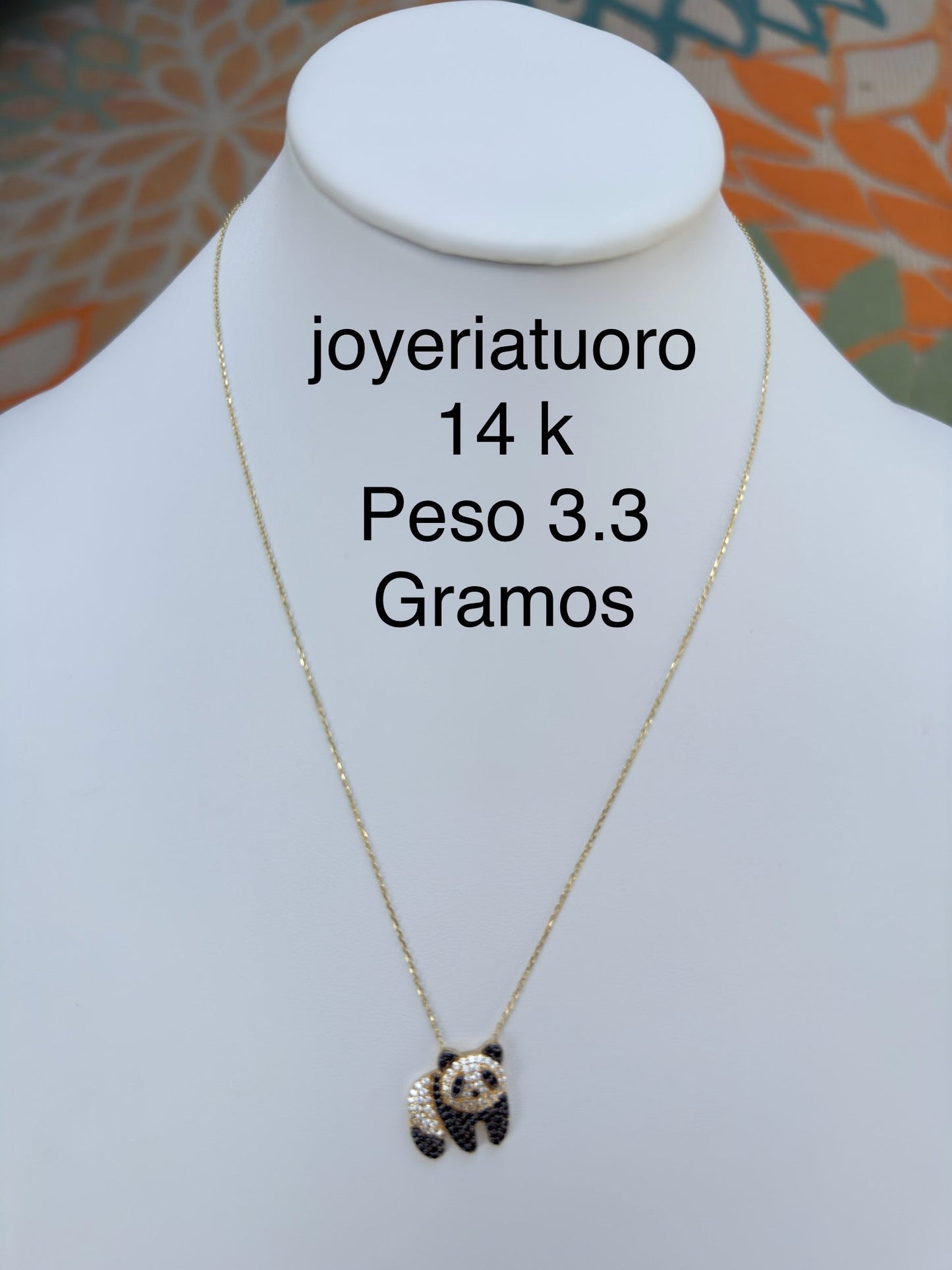 Cadena, bonito collar delicado, oro de 14k, y dijes variados - TU ORO LLC