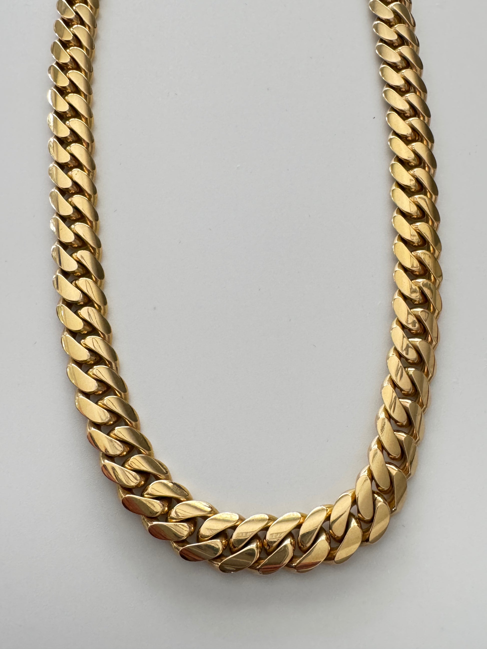 Cadena para hombres, pulseras, eslabon cubano o Cuban Link, oro de 14k. - TU ORO LLC