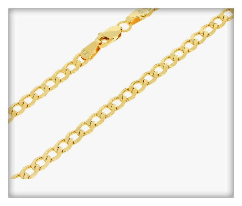 Cadenas, 4.7 mm de grueso, largo  20, 22, 24, 26  inches, de oro 14k. - TU ORO LLC