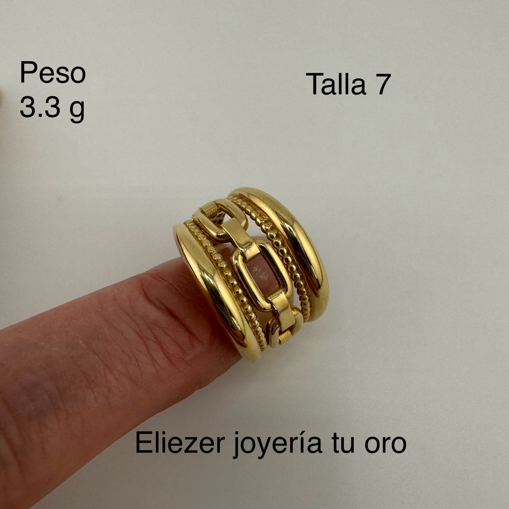 Anillos mujer, oro 14k, es un anillo moderno, minimalista y lindo