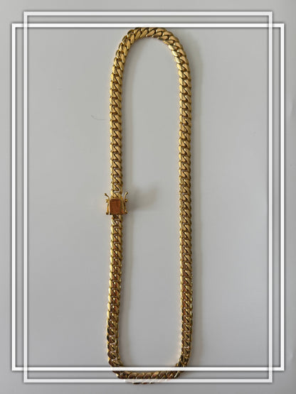 Cadena para hombres, pulseras, eslabon cubano o Cuban Link, oro de 14k. - TU ORO LLC