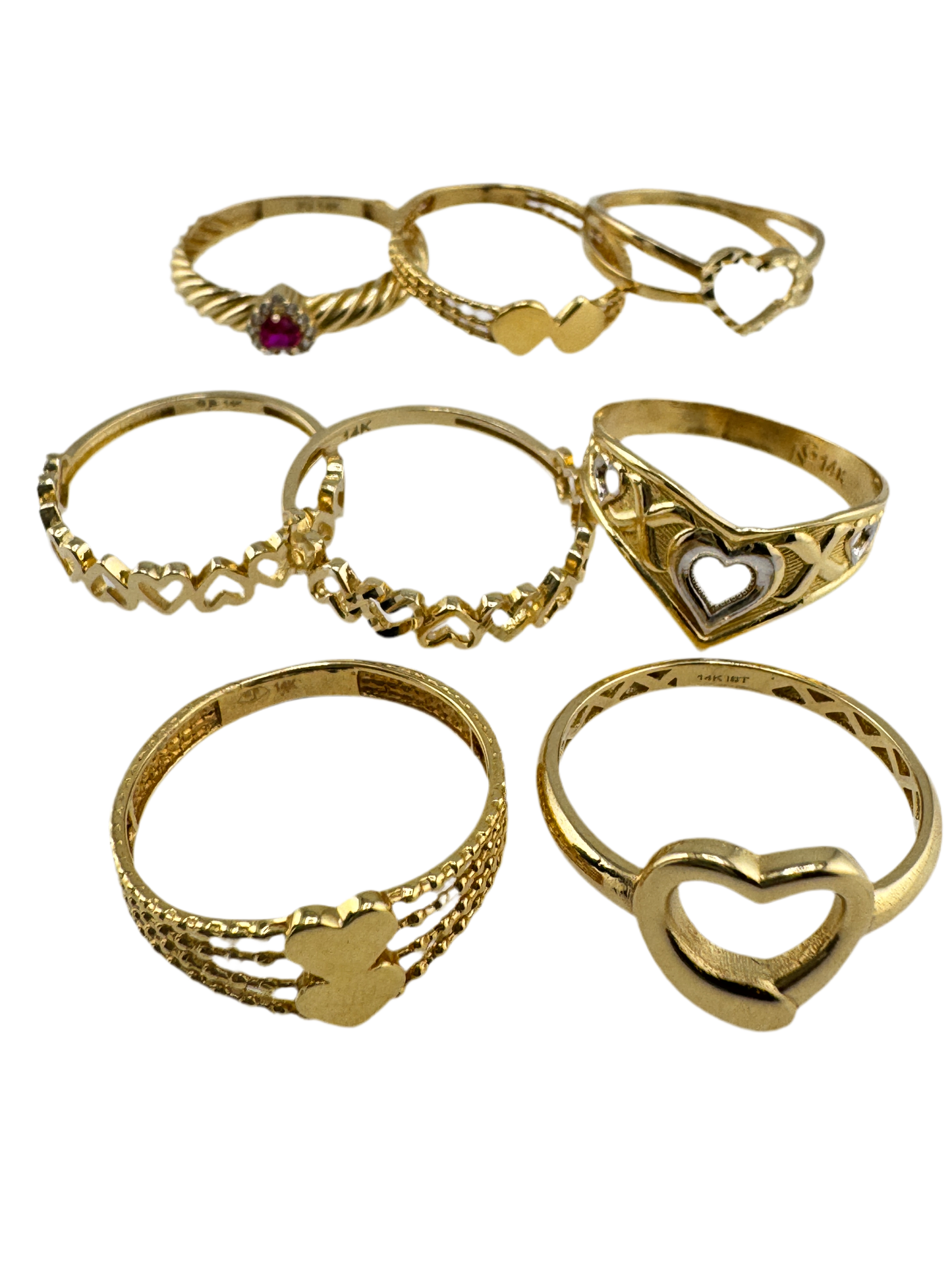 Anillos de corazón para mujer