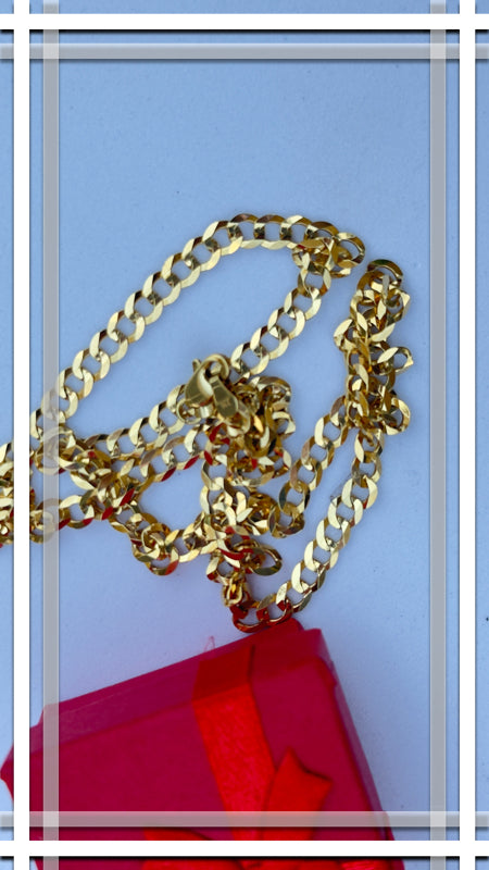 Cadenas, 4.7 mm de grueso, largo  20, 22, 24, 26  inches, de oro 14k. - TU ORO LLC