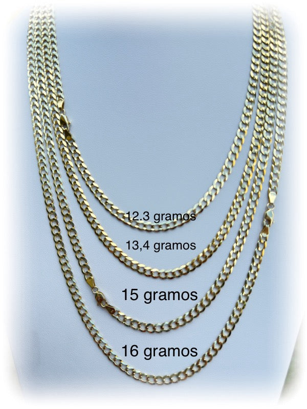 Cadenas, 4.7 mm de grueso, largo  20, 22, 24, 26  inches, de oro 14k. - TU ORO LLC